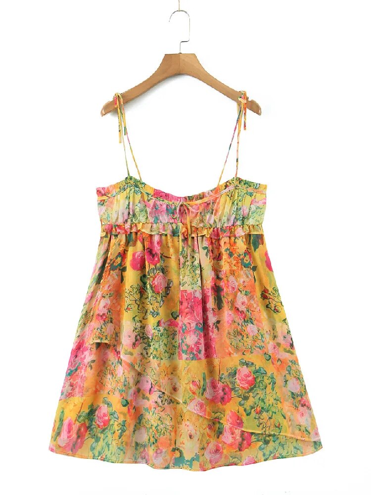 Robe bohème Style Fleur Imprimé Pour Femmes