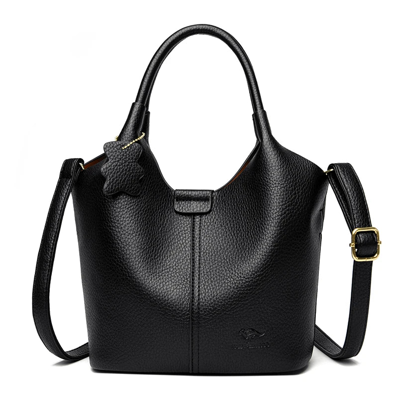 Sac à Main Noir Luxe avec Bandoulière
