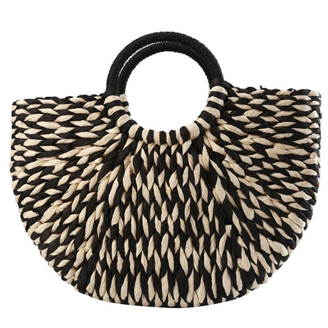 Sac à main paille tressée