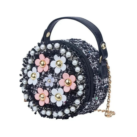 Sac à main fillette perle