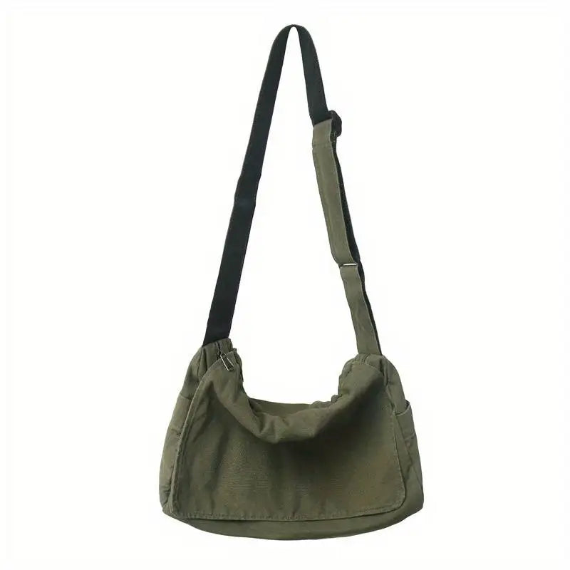 Sac à main besace en toile