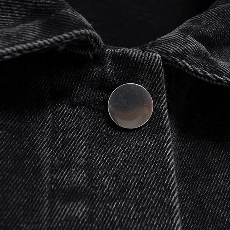 Veste en jean noir Rodéo
