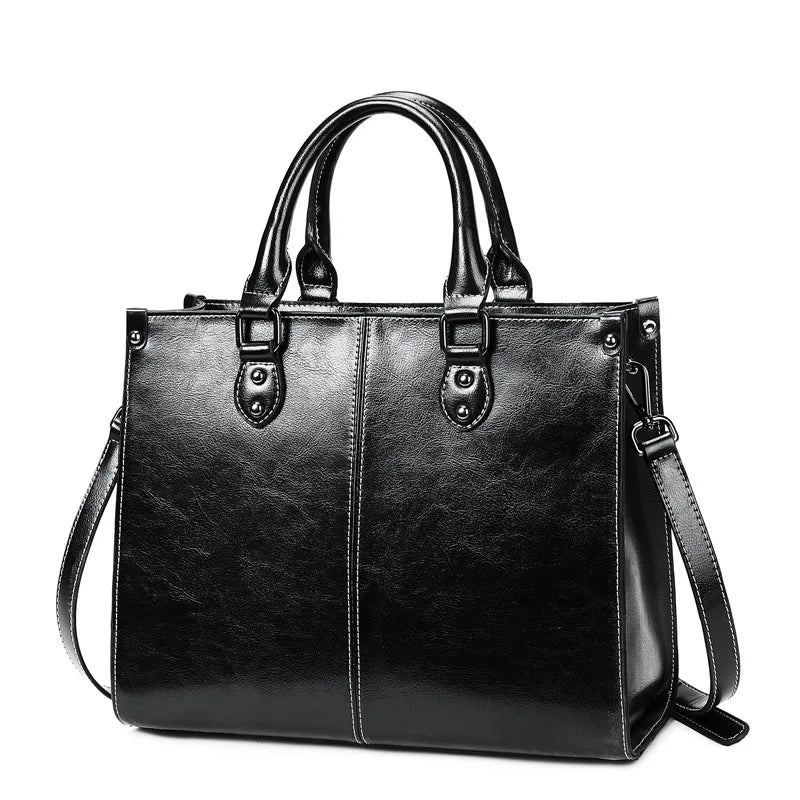 Sac à Main en Cuir Marron