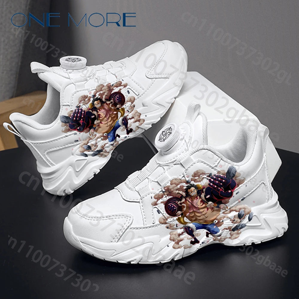 Chaussure manga one piece - Baskets confortables à imprimé Luffy pour