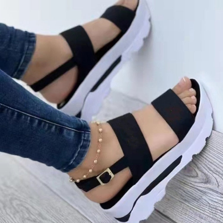Sandales À Talons Décontractée pour femmes - Mujer