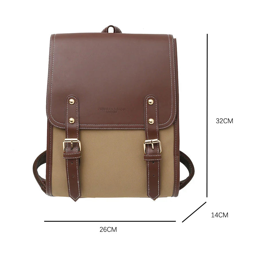 Sac Cartable Femme de Style Rétro