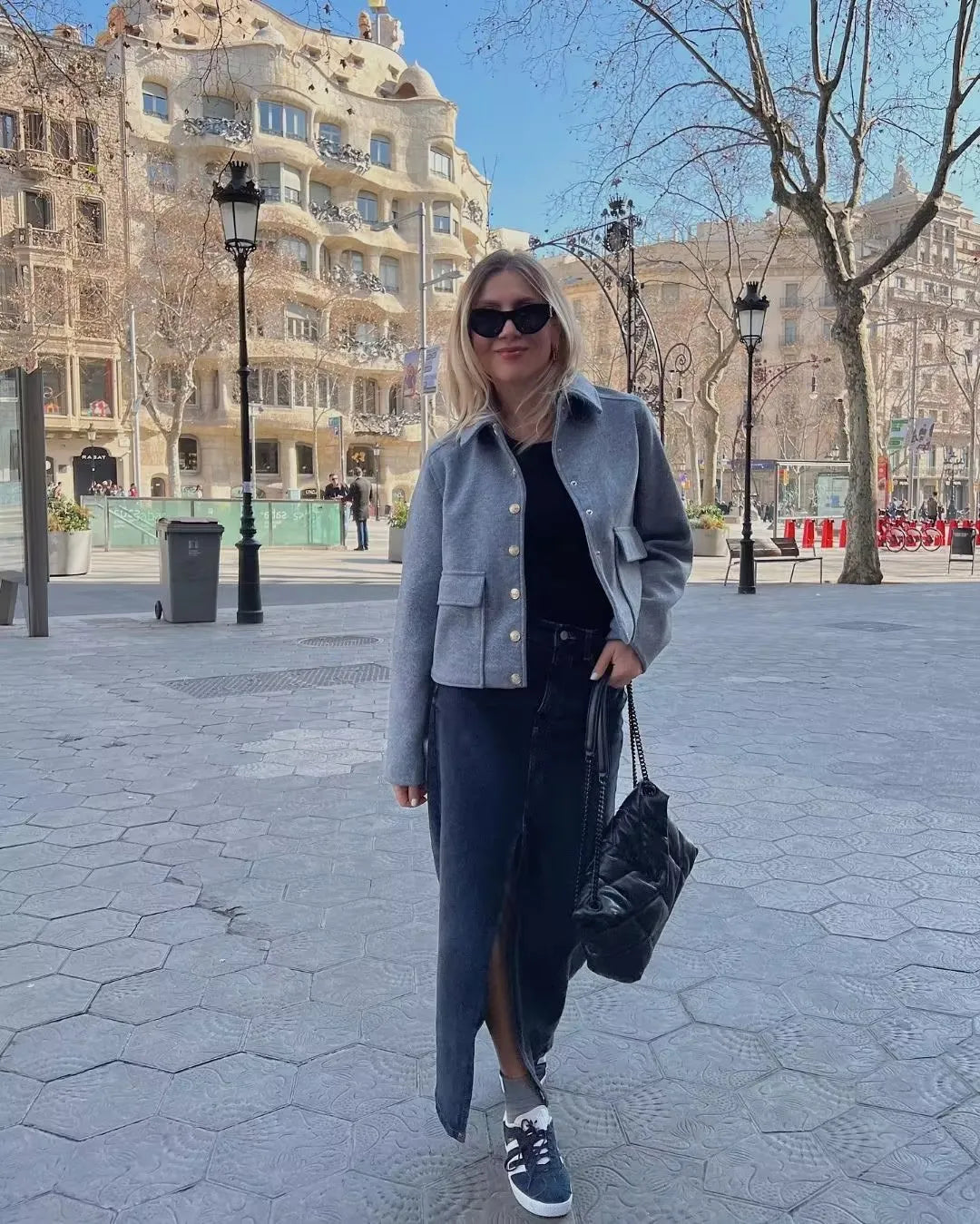 Chic Single-Breasted Jacket for Women