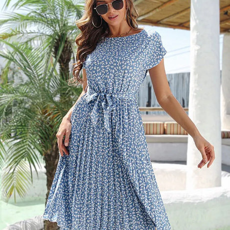 Elegantes Sommer-Bohemian-Kleid mit hoher Taille für Damen Kality