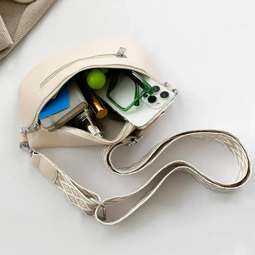 Sac à main banane pour femme avec bandoulière