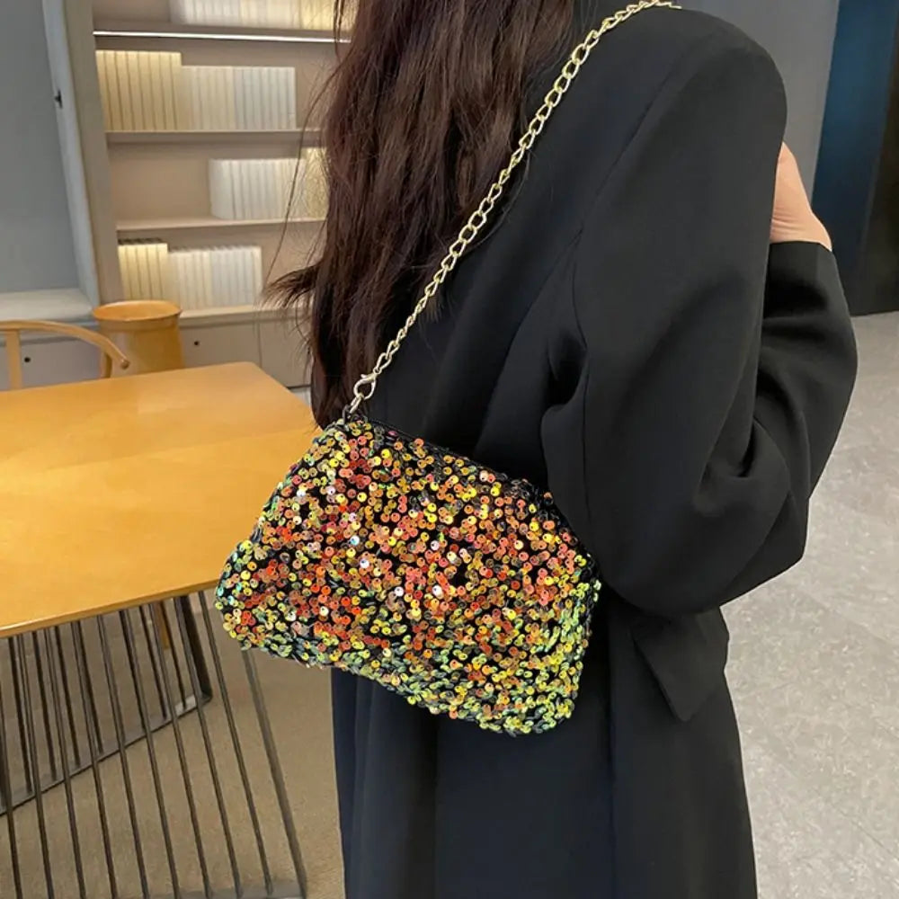 Petit sac à main paillette