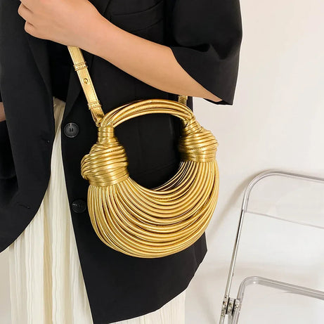 Petit sac à main doré