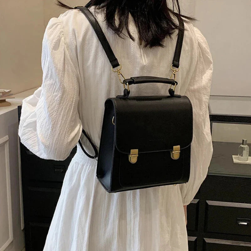 Sac Cartable Femme Carré et Vintage
