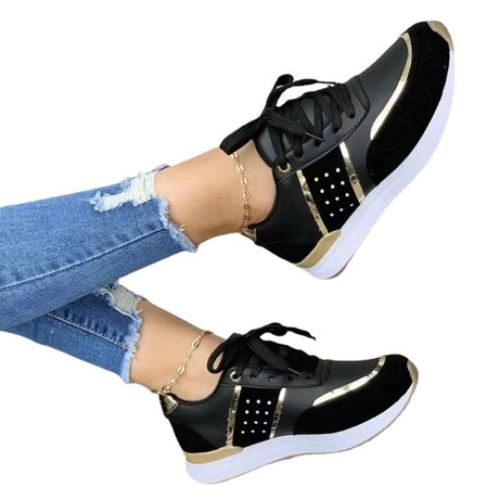 Lässige Sportschuhe für Damen, Patchwork – Pastev
