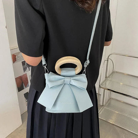 Sac Femme Bourse Chic à Noeud de Papillon
