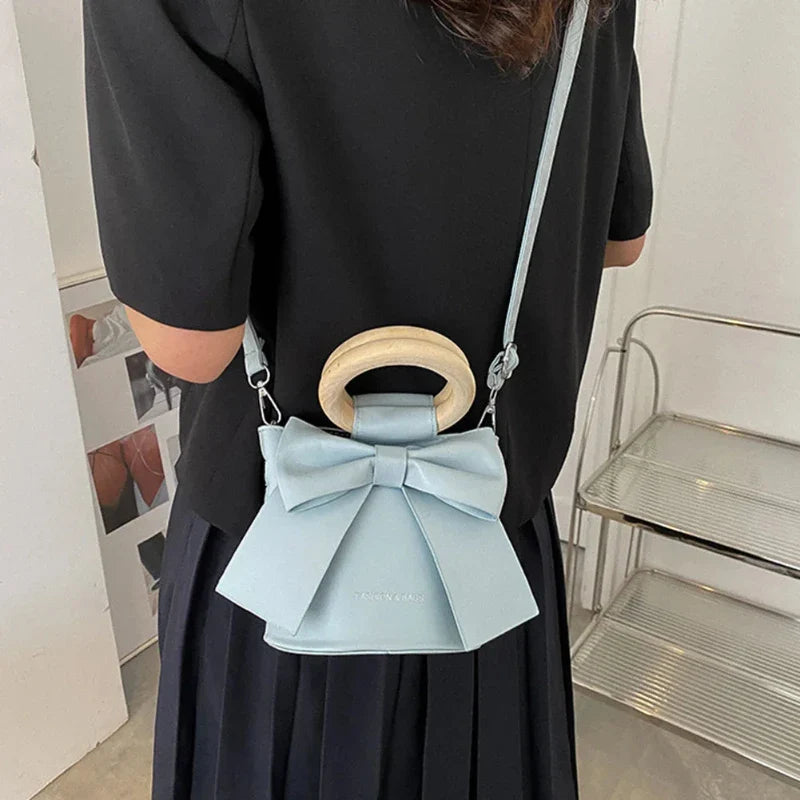 Sac Femme Bourse Chic à Noeud de Papillon