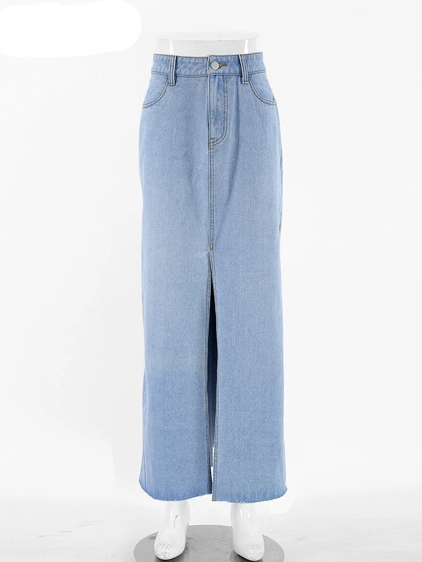 Jupes en Jean élégante taille pour femmes Party