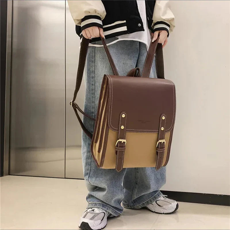 Sac Cartable Femme de Style Rétro