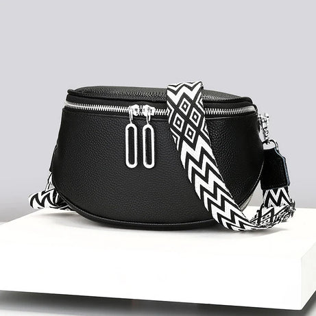 Sac à main banane cuir femme