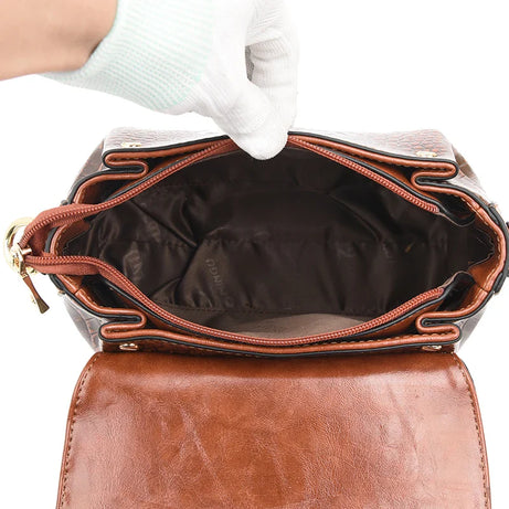 Sac Porté Épaule Vintage avec Design Raffiné