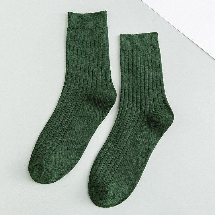 Chaussettes hautes rayées homme Caleb