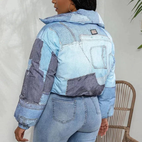 DOUDOUNE EN DENIM DOUBLE DUVET