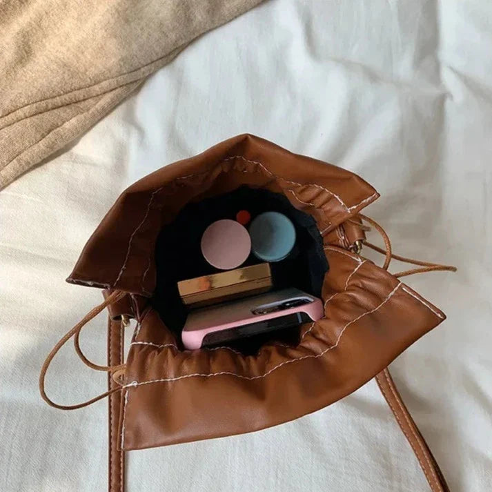 Sac à main seau beige clair tendance