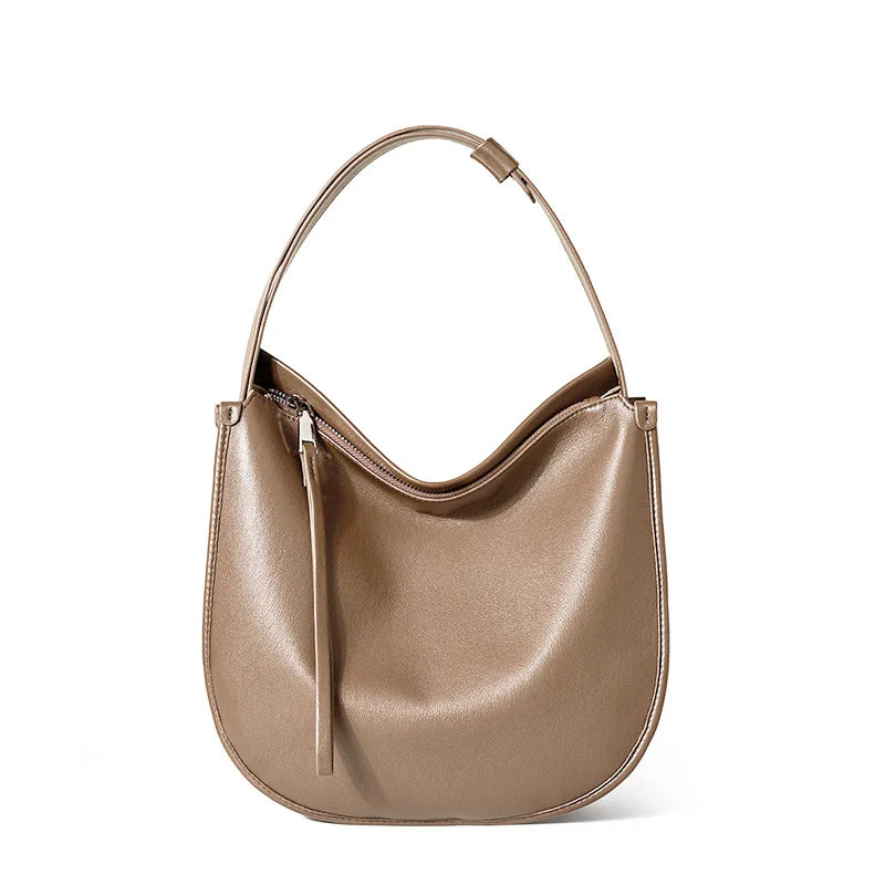 Sac à main cuir marron bandoulière