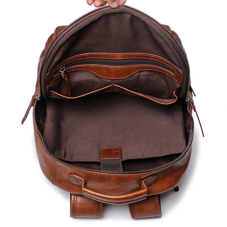 Sac à main à dos cuir homme