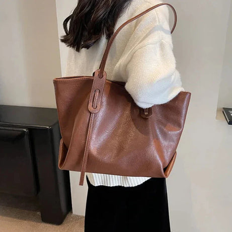 Sac à Main Cabas Spacieux Design Sobre