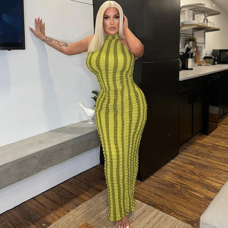 Langes rückenfreies Kleid für Damen – Kell