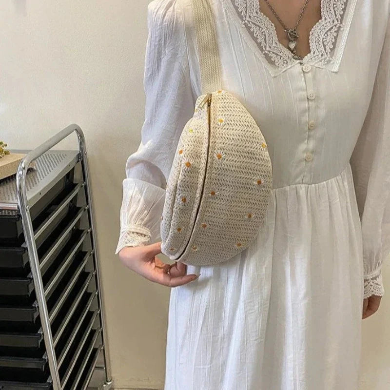 Sac à main forme banane
