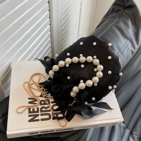 Sac à main seau noir
