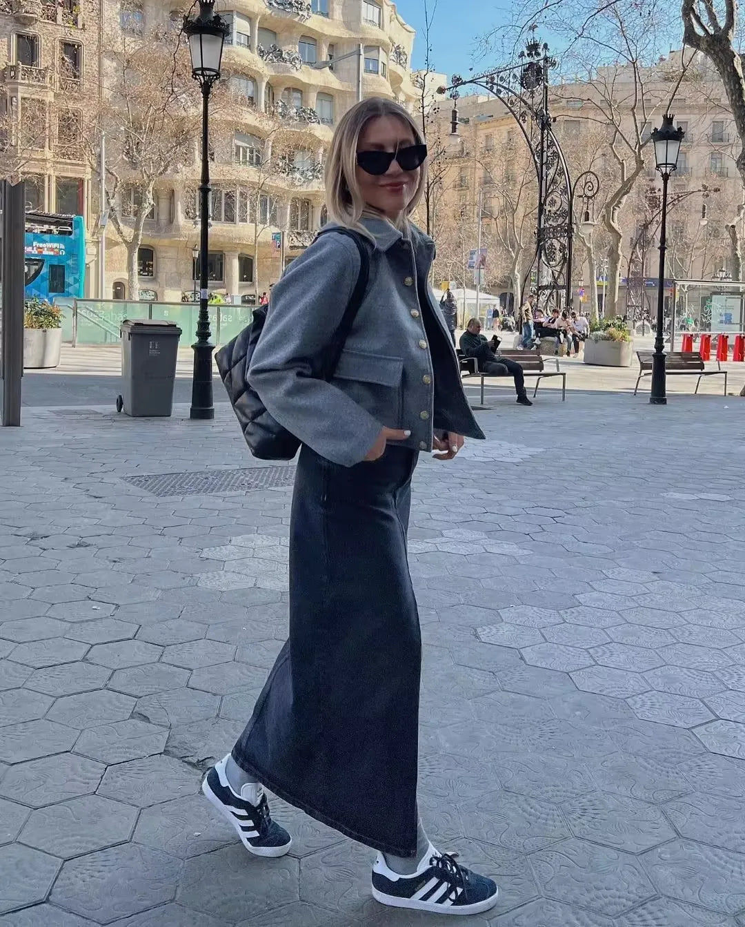 Chic Single-Breasted Jacket for Women