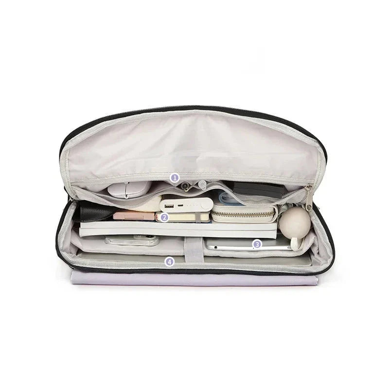 Sac Ordinateur Femme Moderne en Nylon