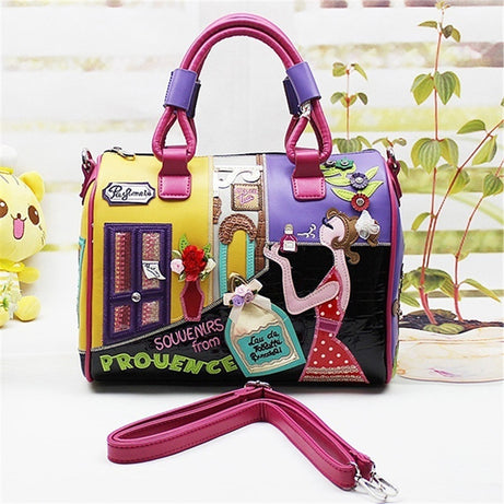 Handtasche aus PU-Leder mit großem Fassungsvermögen für Damen – Sonfo