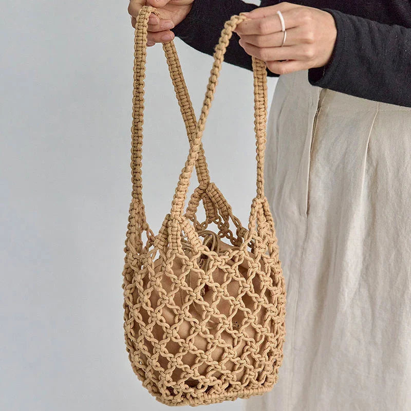 Sac Femme Seau Design de Filet