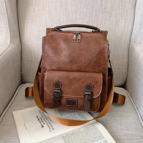 Sac Cartable Femme de Style Vintage