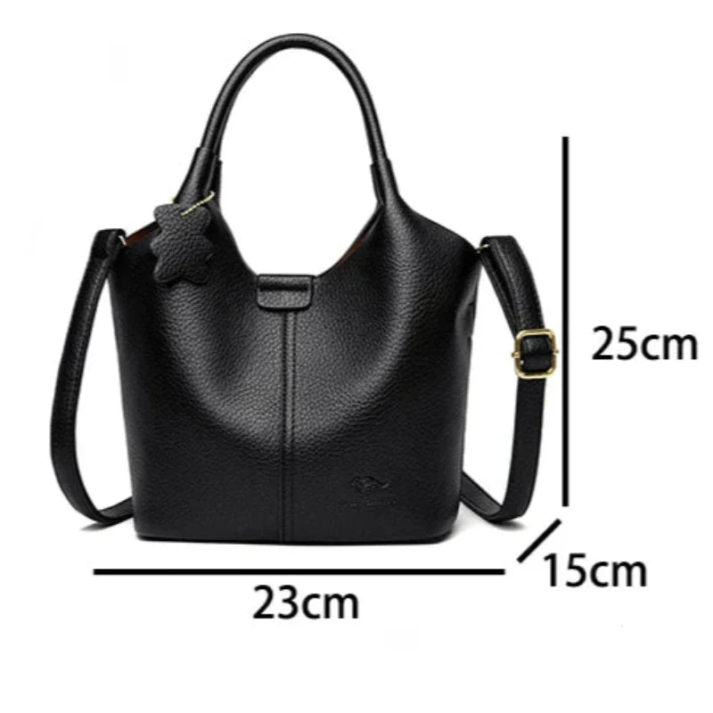 Sac à Main Noir Luxe avec Bandoulière