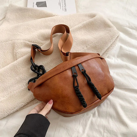 Sac à main banane cuir