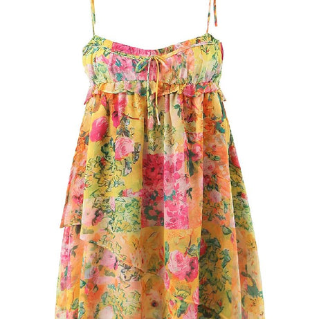 Robe bohème Style Fleur Imprimé Pour Femmes