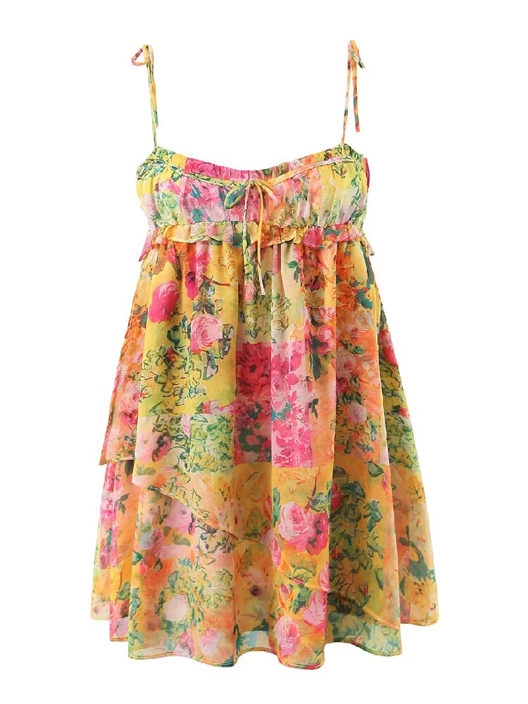 Robe bohème Style Fleur Imprimé Pour Femmes