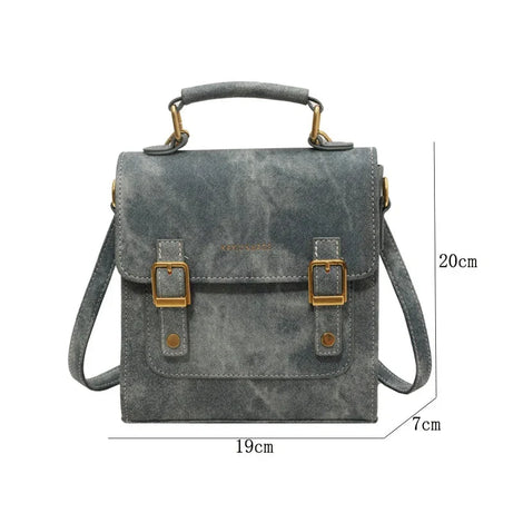 Sac Cartable Femme Bleu Design Élégant