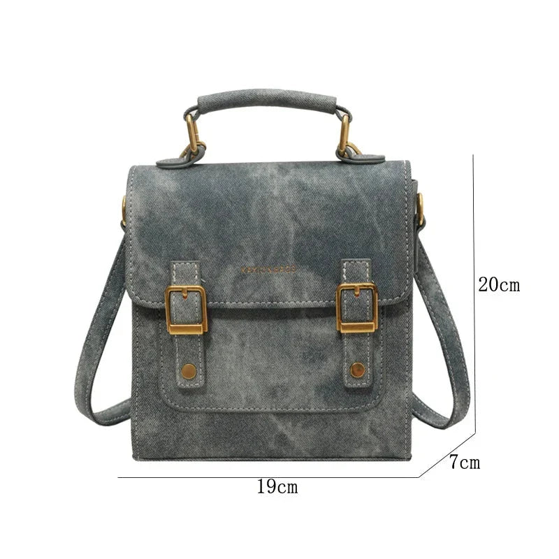 Sac Cartable Femme Bleu Design Élégant