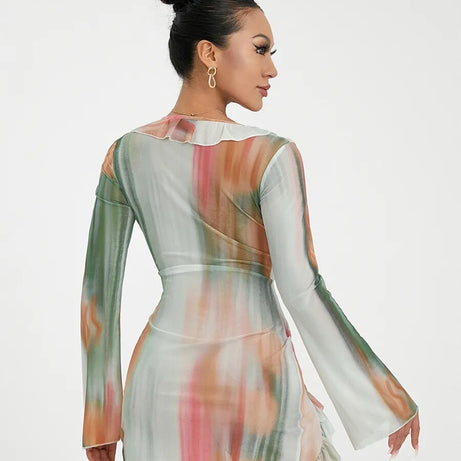 Valentinia – Langärmliges Abend-Minikleid für Damen