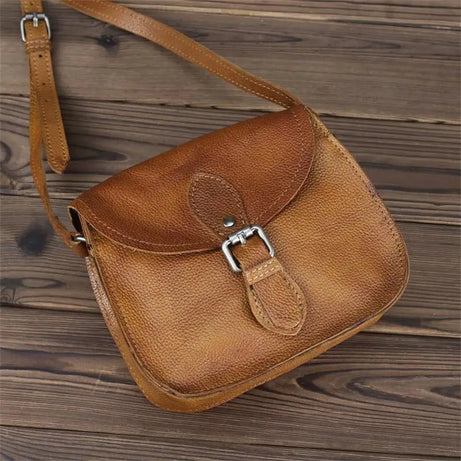 Sac Besace Cuir Femme Vintage