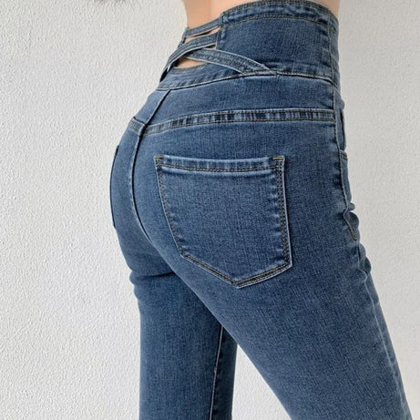Jean crayon Vintage pour femmes Zocker