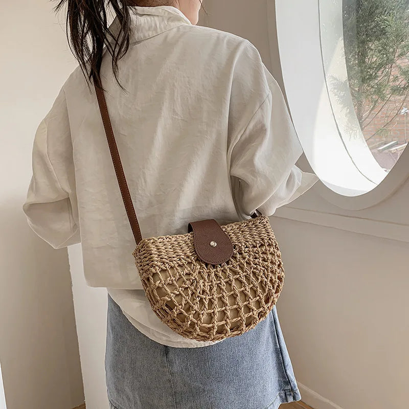 Sac à main paille femme