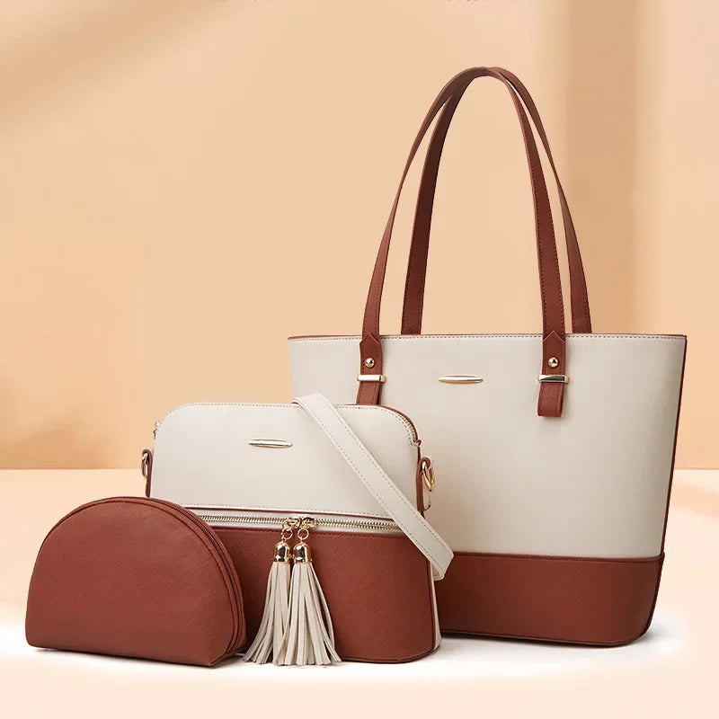 Sac Cabas Femme 3 pièces