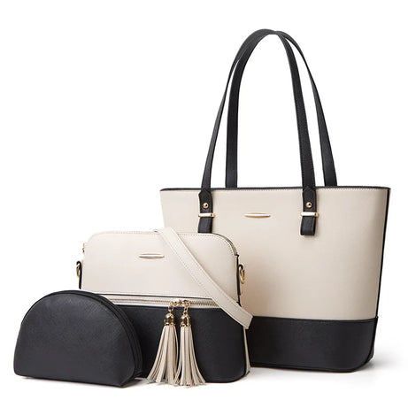 Sac Cabas Femme 3 pièces