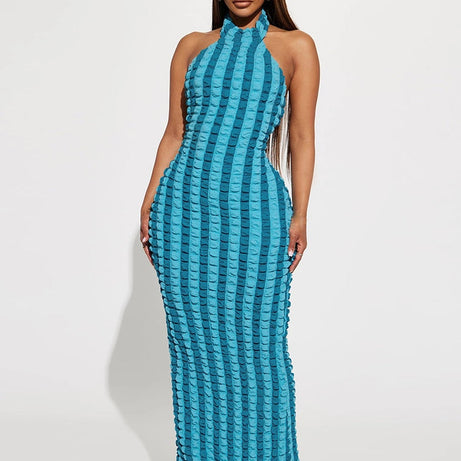 Zimna – Langes rückenfreies Abendkleid für Damen